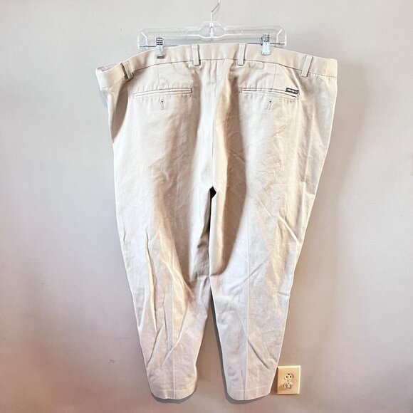 Eddie Bauer Wrinkle Free Relaxed Fit Khaki Pants- Size 48 - Picture 3 of 6